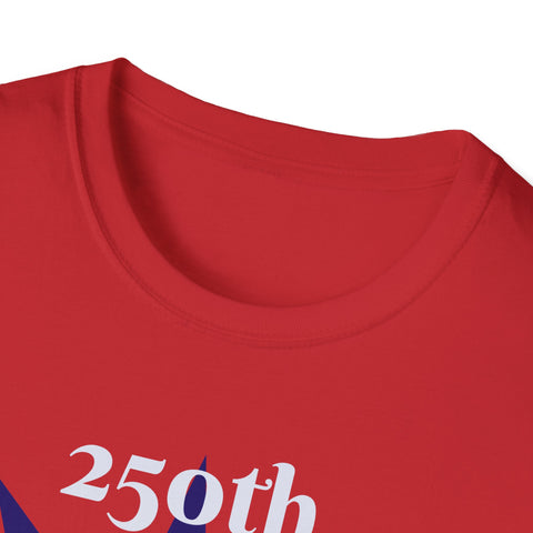 250th Anniversary USA T-Shirt — Original Patriotic Painting with 'We the People' Front & Back