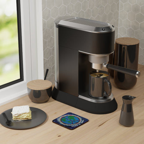 Earth Peace Coaster - Eco-Friendly Hardboard Drinkware Accessory