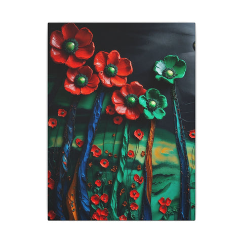 Canvas Print - "High Flowers" Impressionism Post-Impression