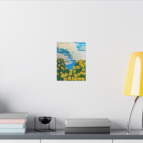 Canvas Print Daydreaming Passing Clouds