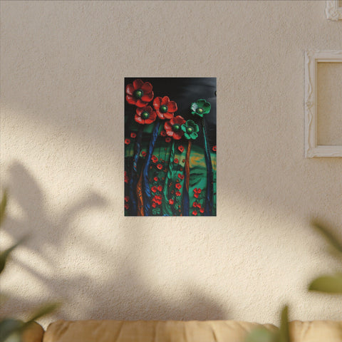 Canvas Print - "High Flowers" Impressionism Post-Impression