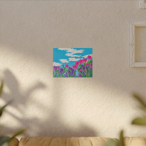 Canvas Print - Daydreaming Fields of Flowers Acrylic Painting