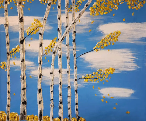 Birch Trees - Autumn