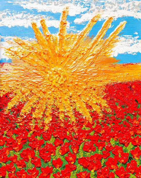 Sunrise Over Poppy Fields