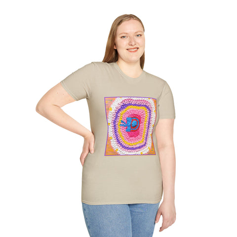 Dancing Spanish Skirt Mandala T-Shirt - Colorful Unisex Tee for Art Lovers