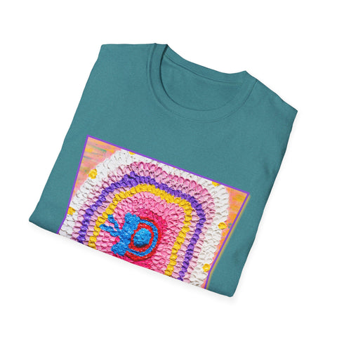 Dancing Spanish Skirt Mandala T-Shirt - Colorful Unisex Tee for Art Lovers