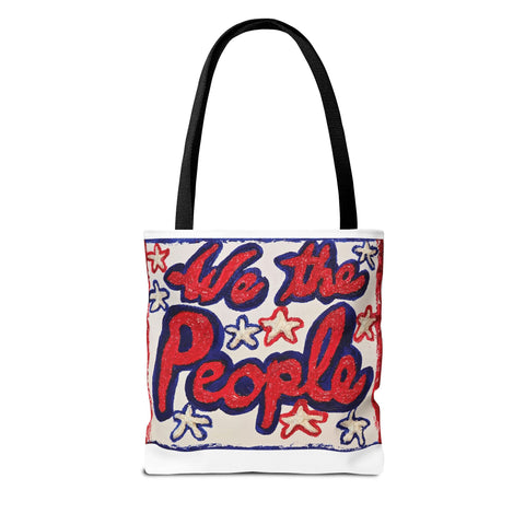 Patriotic tote bag with American flag design celebrating 250th anniversary, made by Printify, durable fabric and spacious carrying capacity.