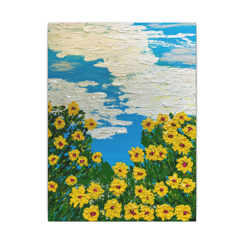 Canvas Print Daydreaming Passing Clouds