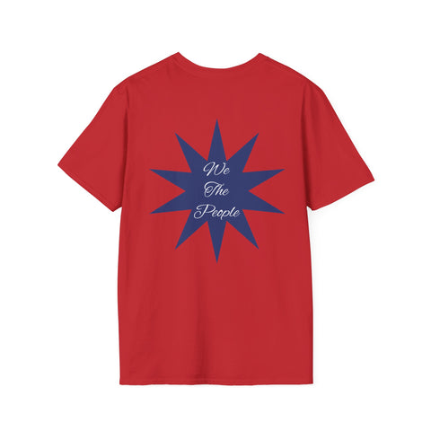 250th Anniversary USA T-Shirt — Original Patriotic Painting with 'We the People' Front & Back