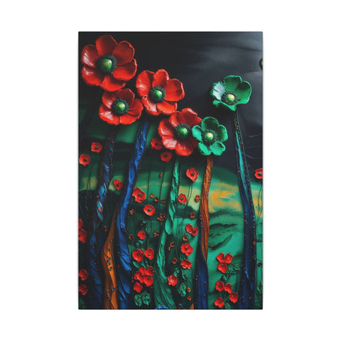 Canvas Print - "High Flowers" Impressionism Post-Impression