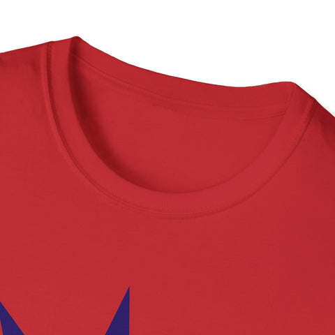 Original patriotic T-shirt by Printify featuring 'We the People' front and back with an American map symbol design.