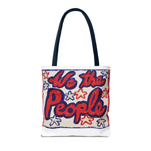 USA patriotic tote bag with American flag design, celebrating the 250th anniversary, made by Printify, perfect for patriotic events.